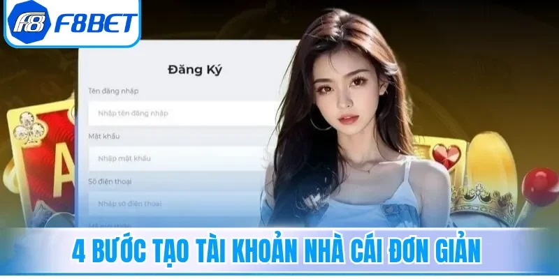 4 bước tạo tài khoản nhà cái đơn giản