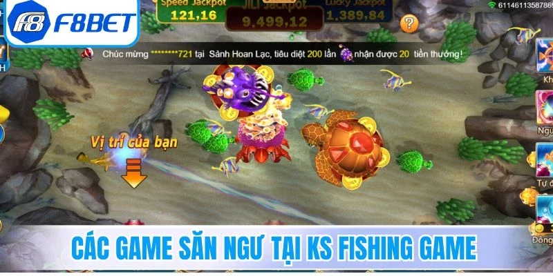 Các game săn ngư nổi bật tại KS Fishing Game