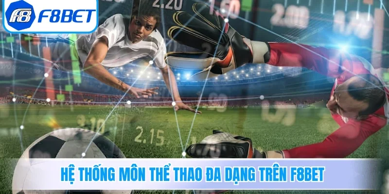 Hệ thống môn thể thao đa dạng trên F8BET
