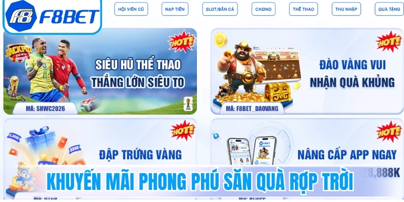 Khuyến mãi phong phú săn quà rợp trời