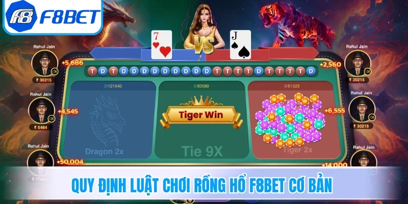 Quy định luật chơi Rồng Hổ F8BET cơ bản
