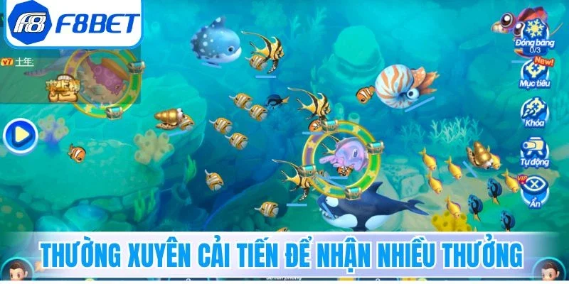 Thường xuyên cải tiến để nhận nhiều thưởng hơn