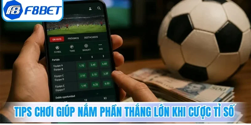Cược Tỉ Số F8bet - Bí Quyết Giúp Nâng Cao Tỷ Lệ Thắng 6 Tips chơi giúp nắm phần thắng lớn khi cược tỉ số
